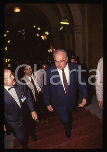 35mm vintage slide* 1990 ROMA Helmut KOHL ritratto cancelliere tedesco CDU (1)