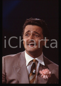 35mm vintage slide* 1988 FESTIVAL DI SANREMO Beppe GRILLO in scena RAI UNO (20)