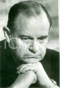 Fotografia d epoca originale 1988 ARDECHE FRANCE Raymond BARRE all Universita del C.D.S. Fotografia 1