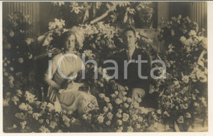 Cartolina originale da collezione 1930 Palazzo Reale LAEKEN Fidanzamento UMBERTO II e MARIA JOSE' *Cartolina 1
