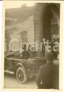 Fotografia d epoca originale 1930 PADOVA Vittorio Emanuele III visita casa PETRARCA Fotografia 1