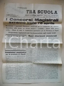 Giornale, rivista storica 1948 LA NOSTRA SCUOLA I nuovi concorsi magistrali Giornale anno IV nÂ° 5 1