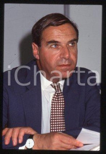 35mm vintage slide* 1995 ca MILAN European Commissioner Leon BRITTAN (8)