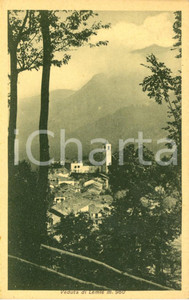 Cartolina originale da collezione 1939 LEMIE TO Veduta del paese e delle montagne Cartolina postale FP VG 1