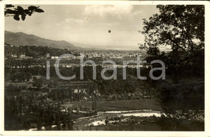 Cartolina originale da collezione 1944 BORGO SAN DALMAZZO CN Veduta panoramica paese e campagna Cartolina FP VG 1