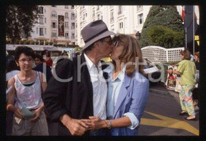 35mm vintage slide* 1989 CANNES Festival Jerry SCHATZBERG & Maureen KERWIN (39)