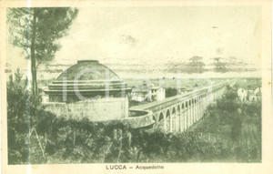 Cartolina originale da collezione 1935 ca LUCCA veduta dell acquedotto Cartolina postale FP VG 1
