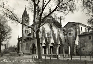 Cartolina originale da collezione 1959 BUTTIGLIERA ALTA TO Abbazia SANT ANTONIO di RANVERSO Cartolina FG VG 1