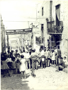 1960 ca AREA DI PALERMO Curiosi sul luogo di un delitto *Foto COSTUME 18x24 cm