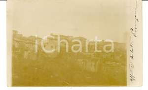 Fotografia d'epoca originale 1907 CAMPOBASSO Veduta del centro storico *Fotografia FP VG 1