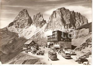 Cartolina originale da collezione 1970 PASSO SELLA (TN) Albergo Maria Flora *Cartolina postale FG VG 1