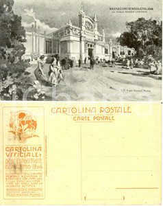 Cartolina originale da collezione 1906 EXPO MILANO Navigazione Generale Italiana - Ing. BIANCHI MAGNANI & RONDONI 1