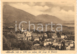 Cartolina originale da collezione 1945 ca ALBAVILLA CO Panorama con Lago di PUSIANO Eupili Cartolina FG NV 1