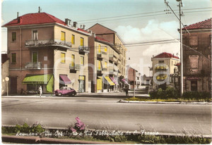 Cartolina originale da collezione 1950 ca COLLEGNO Villaggio LEUMANN (TO) Via Cefalonia e Via Fabbrichetta *FG NV 1