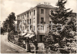 Cartolina originale da collezione 1950 ABANO TERME (PD) Stabilimento Termale HOTEL SALUS Cartolina Animata FG VG 1