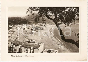 Autografo originale 1952 RIVA TRIGOSO GE Maria Assunta e Piero POGLIAGHI a Pino PONTI Cartolina 1