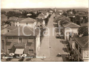 Cartolina originale da collezione 1959 LAGOSANTO FE Panorama VIA SAN VENANZIO Cartolina animata FG VG 1