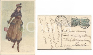 Autografo originale 1917 PADOVA Teodoro di SANTAROSA al fratello Santorre AUTOGRAFO Ill. BOMPAD 1