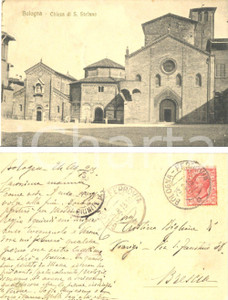 Autografo originale 1913 BOLOGNA Chiesa SANTO STEFANO Autografo Aristide BIGLIONE DI VIARIGI 1