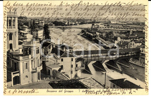 Autografo originale 1930 BASSANO DEL GRAPPA VI Cartolina a Clorinda DE FRANCESCHI BOCCHI BIANCHI 1