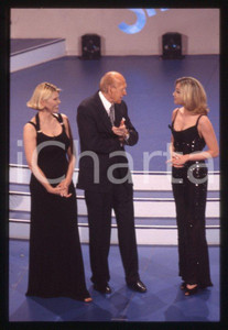 Fotografia d epoca originale Federica PANICUCCI Raimondo VIANELLO  Premio TV 1998 35 mm vintage slide 3 1