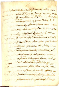Documento originale, autentico 1681 MILANO Dissidi per eredità abate Antonio DEL RIO 1
