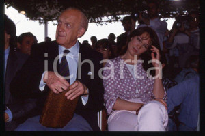 Fotografia d epoca originale Raimondo VIANELLO Kay SANDVIK  Premio TV MILAZZO 1992 35 mm vintage slide 4 1