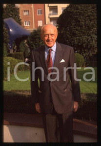 Fotografia d epoca originale Raimondo VIANELLO  Evento in villa  1995 ca 35 mm vintage slide 65 1