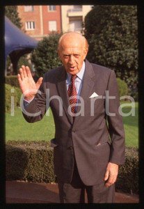 Fotografia d epoca originale Raimondo VIANELLO  Evento in villa  1995 ca 35 mm vintage slide 112 1