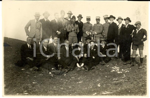Fotografia d'epoca originale 1929 CAMPOBASSO Ufficiali in congedo 5Â° Reggimento Fanteria alle esercitazioni 1
