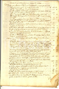 Documento originale, autentico 1797 IMPERIA Conto LARENZI, MANFREDI e BONFANTE tutori dei minori TRINCHERO 1