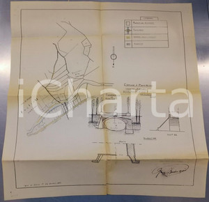Mappa, planimetria storica 1953 PONTE NIZZA - FIRAGNOLI (PV) Progetto per ponticello *Geom. Mario BARDONE 1 Mappa, planimetria storica 1953 PONTE NIZZA - FIRAGNOLI (PV) Progetto per ponticello *Geom. Mario BARDONE 1