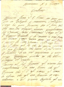Manoscritto, lettera originale 1820 PALAZZOLO ACREIDE (SR) Stefano ASCONE vende orzo 1