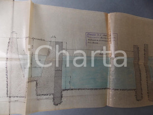 Mappa, planimetria storica 1924 CORTEOLONA Colatore NERONE Disegno impianto ing. Claudio BRUGNATELLI 220x32 1 Mappa, planimetria storica 1924 CORTEOLONA Colatore NERONE Disegno impianto ing. Claudio BRUGNATELLI 220x32 1
