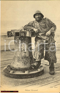 Cartolina originale da collezione 1910 NORMANDIE Costumes Pecheur Normand FP NV 1