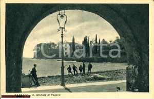 Cartolina originale da collezione 1939 RAPALLO GE S. Michele di PAGANA Animata FP VG 1
