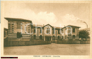 Cartolina originale da collezione 1920 ca COLLEGNO TO Convitto operaie Villaggio LEUMANN 1