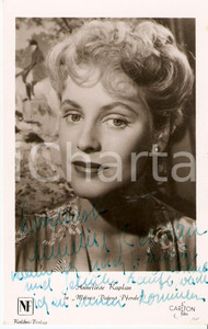 Autografo originale 1954 Anneliese KAPLAN fotografia con AUTOGRAFO 1