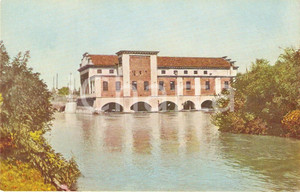 Cartolina originale da collezione 1925 CAMERI NO officina idroelettrica FP NV 1