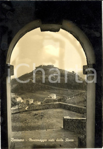 Cartolina originale da collezione 1950 ca BERTINORO (FC) Montemaggio visto dalla Rocca FG 1