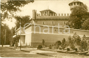 Cartolina originale da collezione 1928 TORINO L Aquarium all Esposizione Cartolina FP NV 1