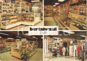 Cartolina originale da collezione 1975 ca NEW YORK USA Cartolina BERTABRASIL BUTIK Pubblicitaria FG NV 1