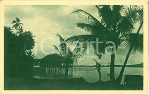 Cartolina originale da collezione 1935 ca INDIA Panorama del golfo Cartolina FP NV 1