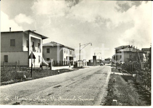 Cartolina originale da collezione 1960 ca SAN MARTINO IN ARGINE BO Via Provinciale Superiore Postcard FG NV 1