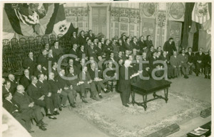 Fotografia d epoca originale 1931 MONTEVIDEO URUGUAY Luis MORQUIO inaugura congresso medicina FOTO 1