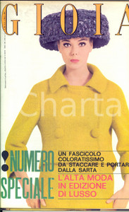 Giornale, rivista storica 1962 GIOIA Numero speciale ALTA MODA ITALIANA LUSSO *Rivista femminile VINTAGE 1