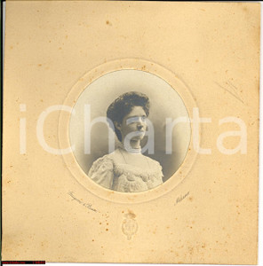 Fotografia d epoca originale 1900 MILANO Ritratto Anna Maria GROPELLO DI SAN MARZANO 1