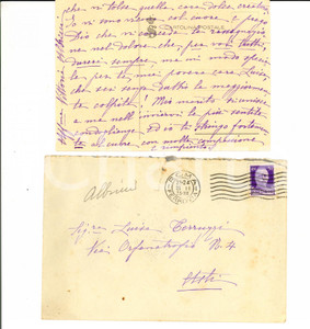 Autografo originale 1935 ROMA Condoglianze contessa Vittoria DOIX ALBRICCI 1