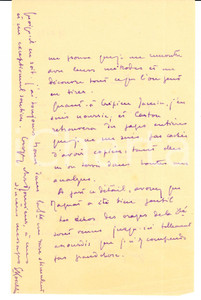 Autografo originale 1937 MULHOUSE Elisabeth KOECHLIN SANDOZ  su Anja MENDELSSOHN Autografo 1