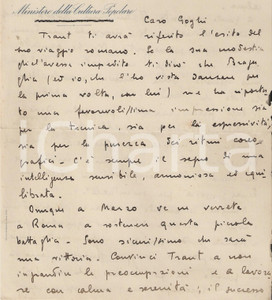 Autografo originale 1940 ROMA Traut STREIFF FAGGIONI Anton Giulio BRAGAGLIA 1